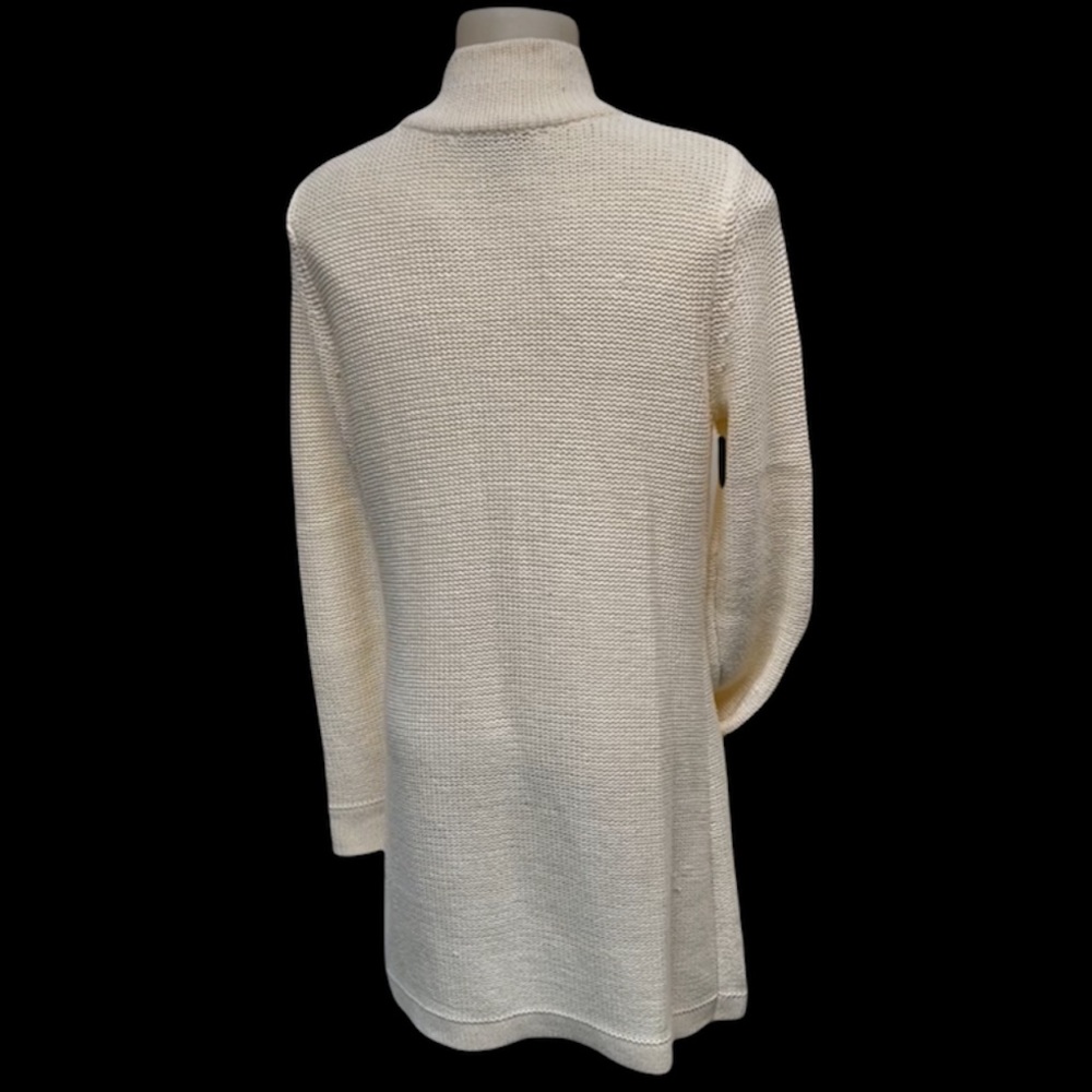 CHADWICKS Chunky Cardigan Sweater Cable Detail Knit Button Down 2 Pocket - Picture 4 of 8